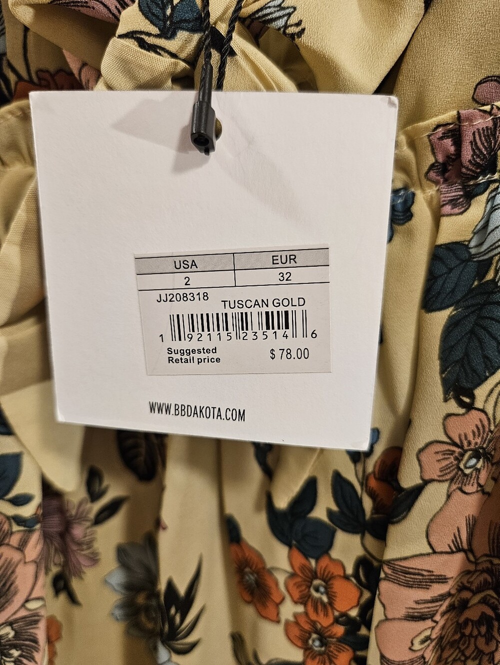 Jack by BB Dakota Revolve Last Summer Floral Dress Women Size 2 New - Picture 4 of 6